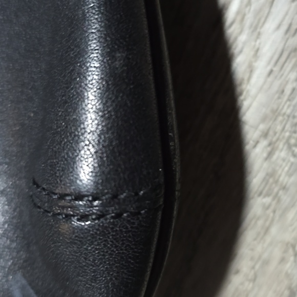 Vintage Coach Black Leather Shoulder Bag 7453 - Picture 10 of 12